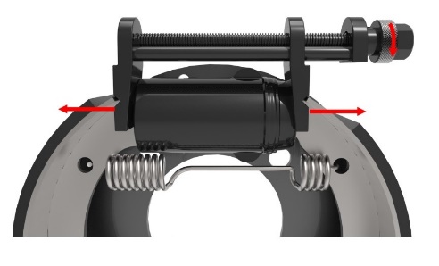 Drum Brake Shoe Spreading Tool