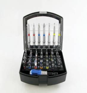 36Pcs Color Ring Bit Set