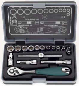 17Pcs Spline Socket Wrench Set