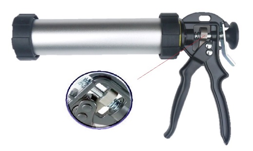 Heavy Duty Aluminum Tube Sausage Caulking gun --New Design!