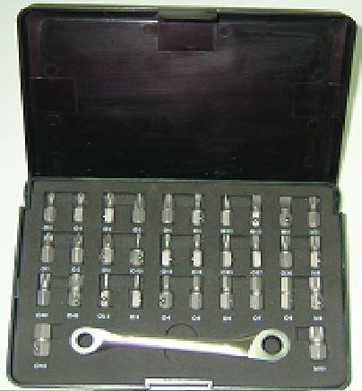 33Pcs Wrench & Micro Bit Set