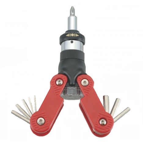 15 In 1 Ratchet Screwdriver with Hex Key Wrench