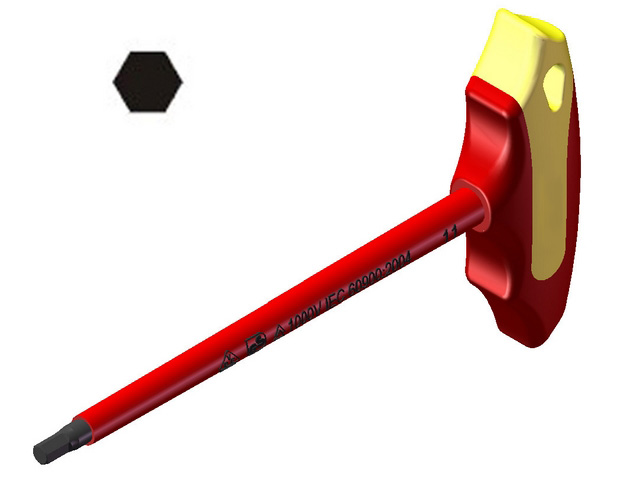VDE T Handle Hex Key Wrench
