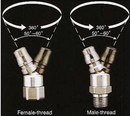 Pneumatic Swivel Quick Coupler