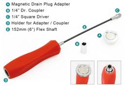 Oil Drain Plug Removal Tool (Magnetic) 