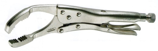 23X Oil Filter Grip Locking Pliers (bend)