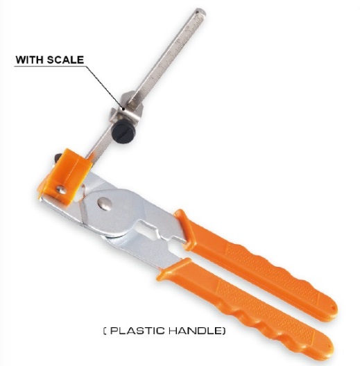 Tile Cutting and Breaking Pliers (with scale)