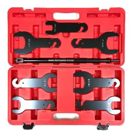 8Pcs Fan Nut Wrench & Pulley Holder Set (Improved Version) P.A.T
