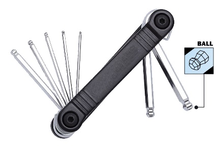 7Pcs Ball Point Folding Tool Set