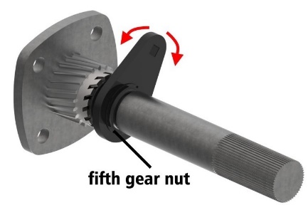 NV4500HD Mainshaft 5Th Gear Nut Wrench (Dodge)