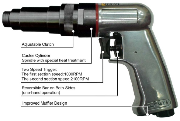 Adjustable Clutch Screwdriver (2100RPM)